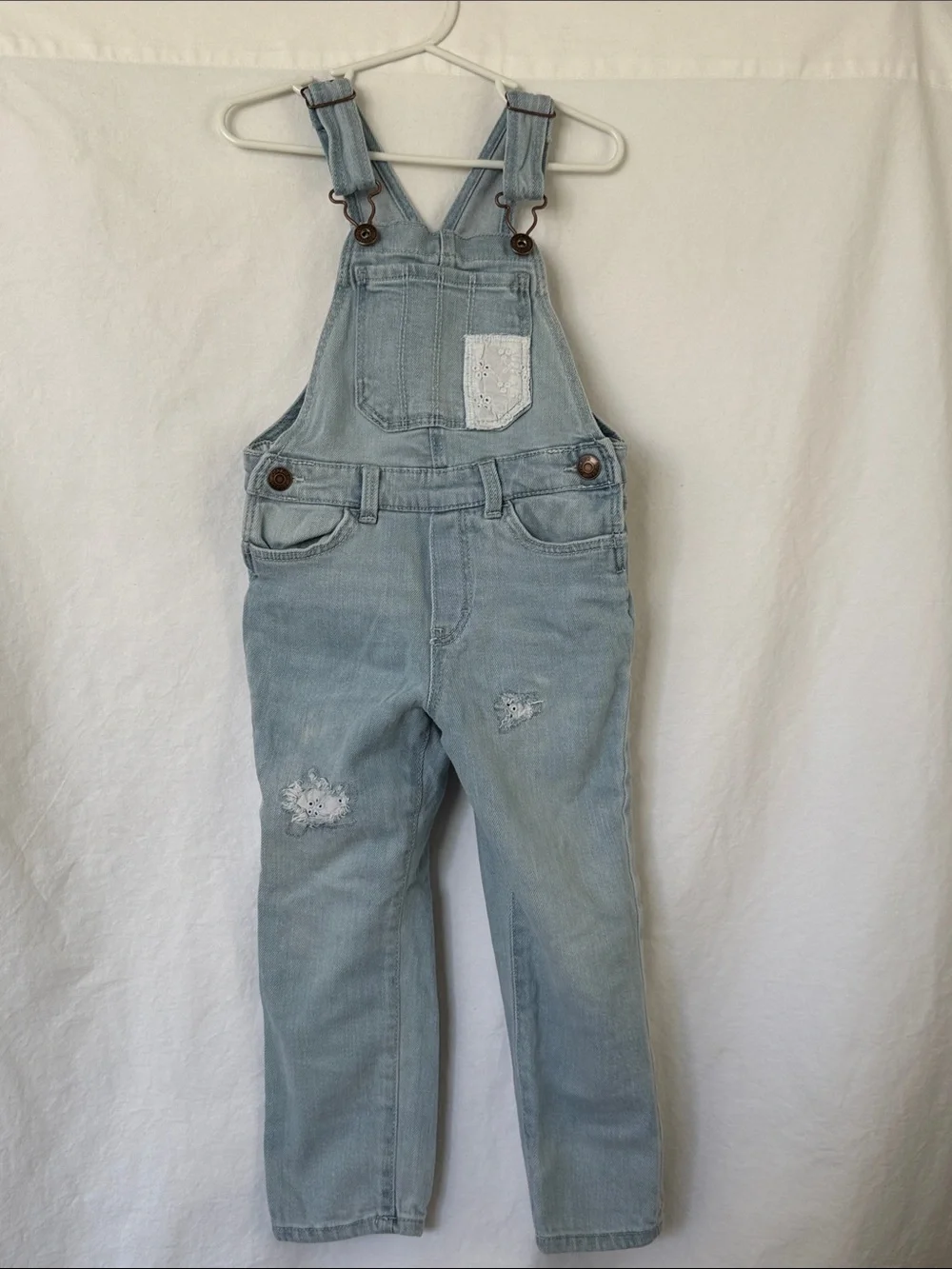 OshKosh B'gosh Light Blue Denim Kids Overalls